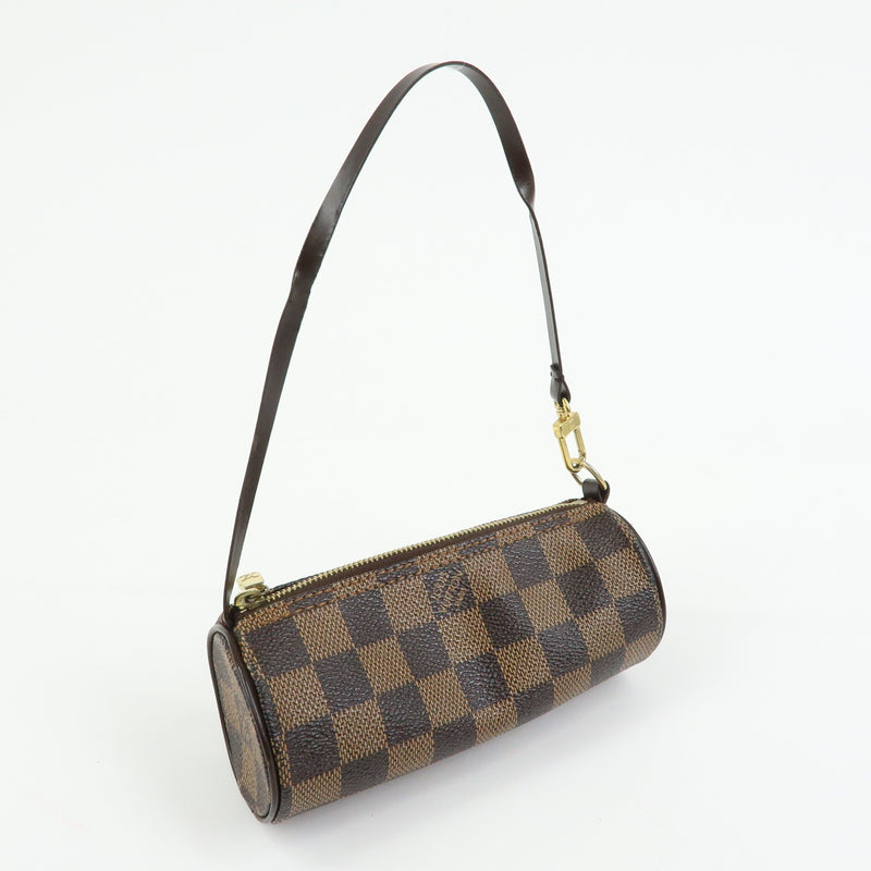 Louis Vuitton Papillon Pochette Damier Brown Canvas Bag