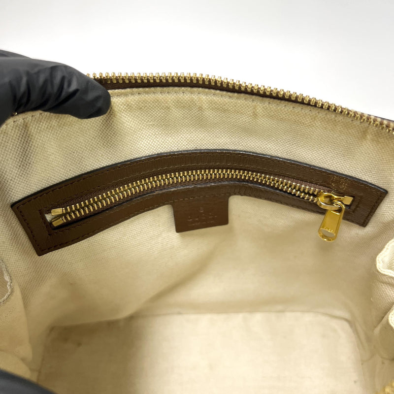 Gucci Horsebit 1955 Gg Coated Canvas With Leather Brown Other Bag