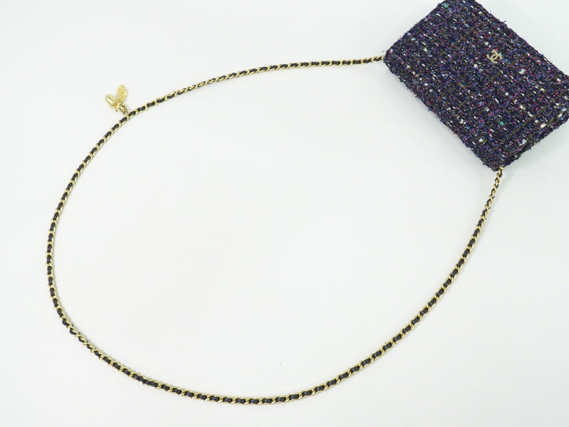 Chanel Wallet On Chain Tweed Multicolour Bag