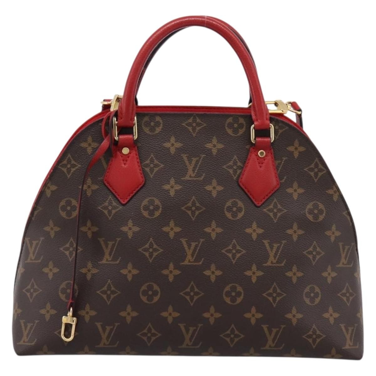 Louis Vuitton Alma Bnb Monogram Canvas With Leather Brown Bag