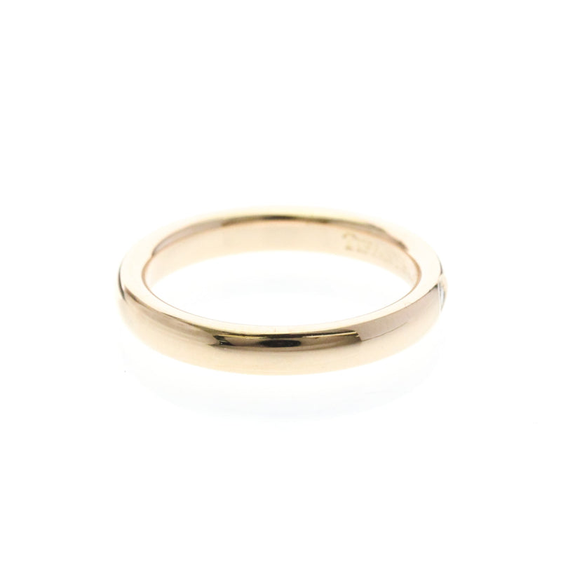 Tiffany & Co. Elsa Peretti 1 Diamond Stacking Band 18k Rose Gold With Pink_gold Bijoux
