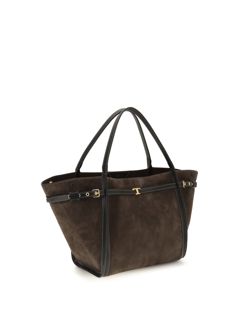 Tods Tote Bag — Brown Calf Leather