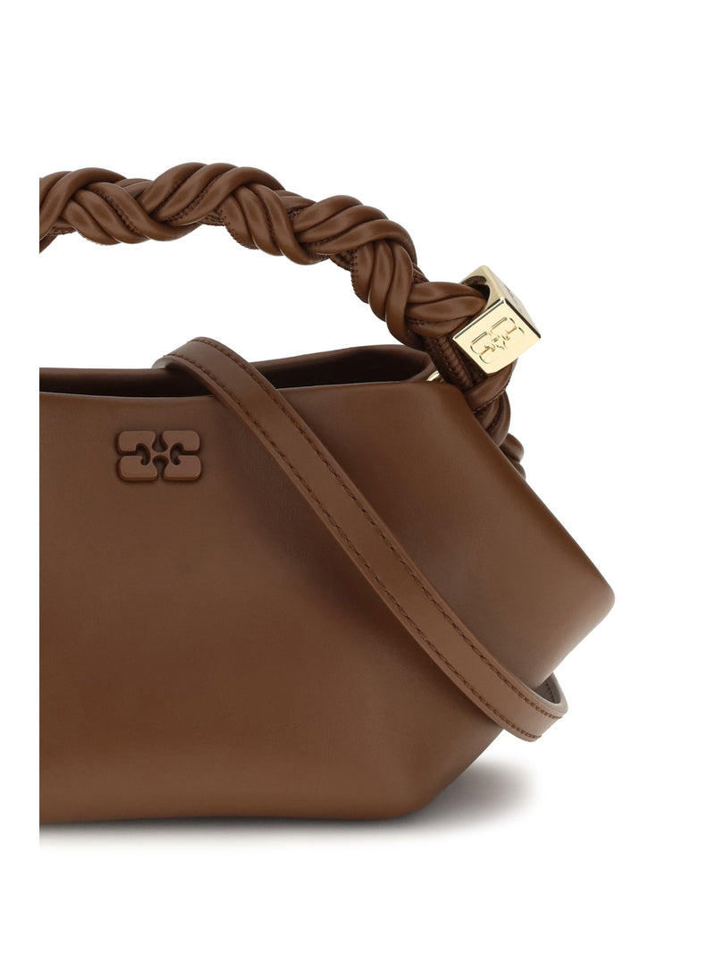 Ganni Bou Shoulder Bag — Brown