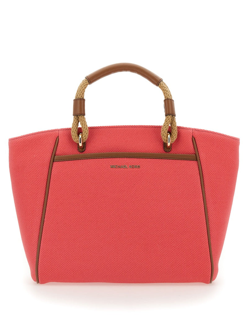 Michael Michael Kors Cotton Tote Bag — Pink