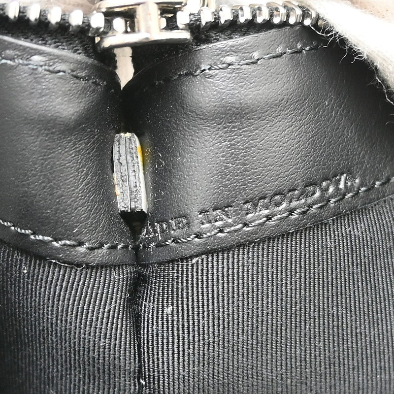 Burberry Zip Clutch Leather White