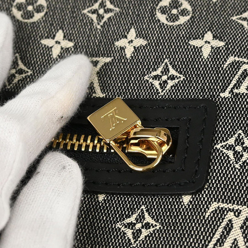 Louis Vuitton Lucille Mini Lin Black Canvas Bag