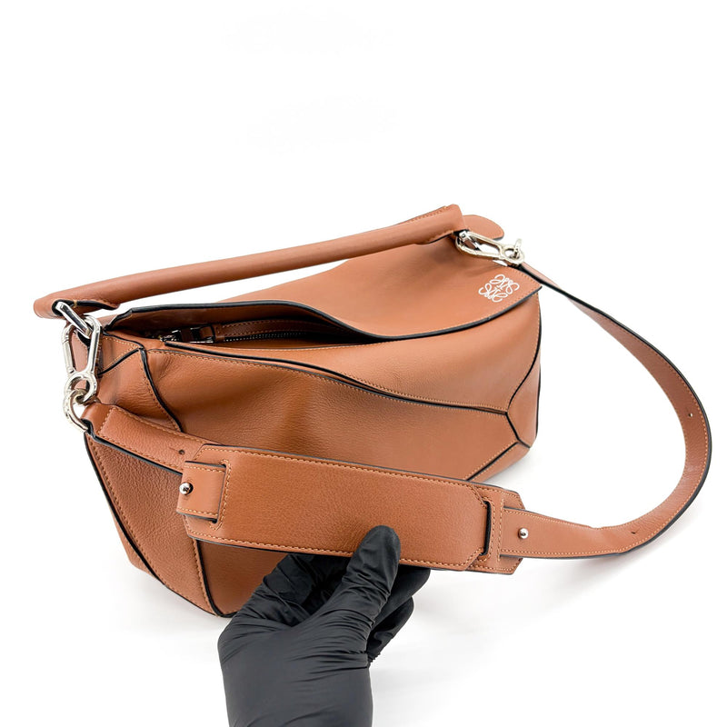 Loewe Puzzle Leather Brown Bag