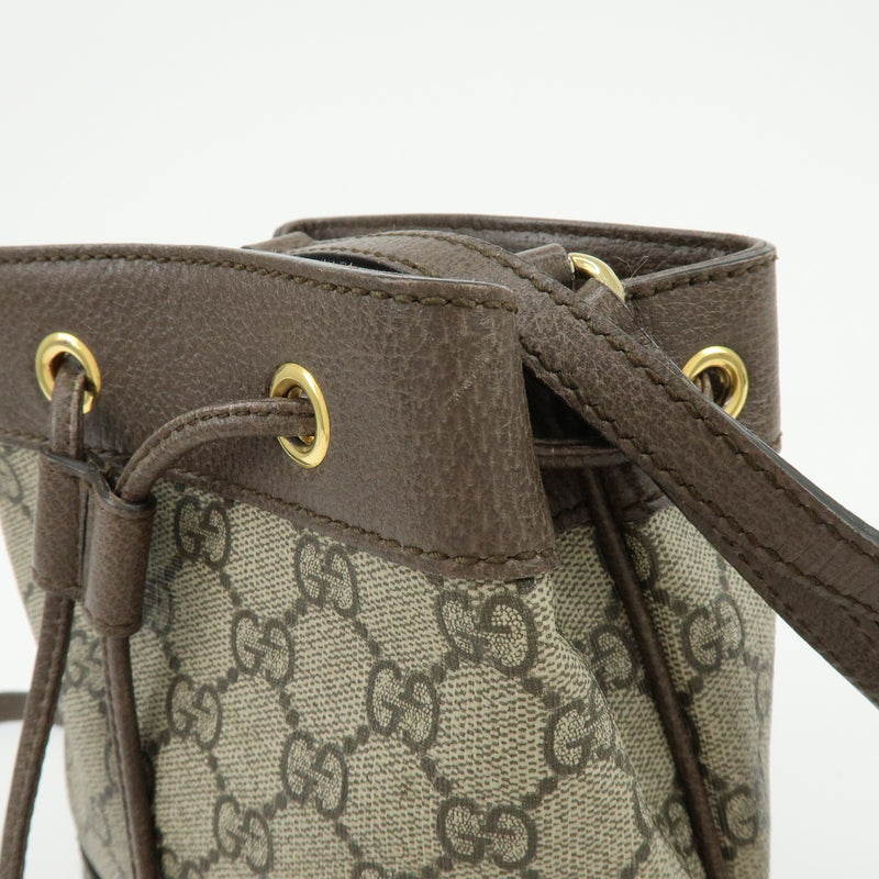 Gucci Ophidia Bucket Gg Coated Canvas Beige Bag