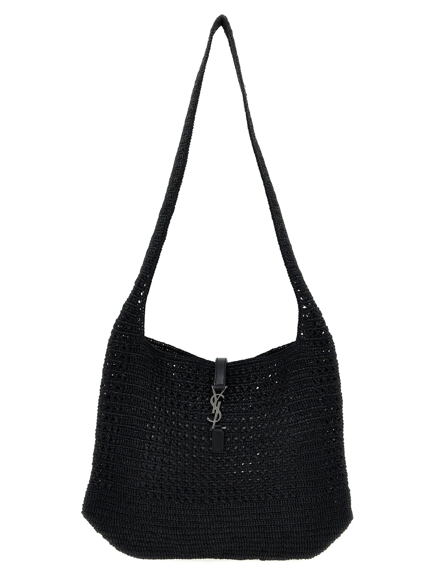 Saint Laurent Le 5 À 7 Midi Shoulder Bag — Black