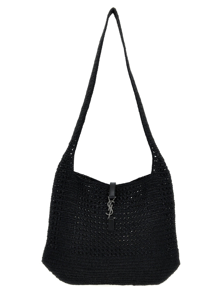 Saint Laurent Le 5 À 7 Midi Shoulder Bag — Black