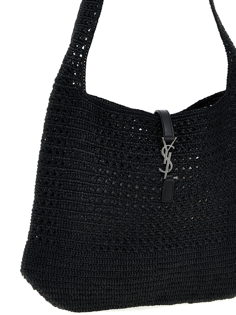 Saint Laurent Le 5 À 7 Midi Shoulder Bag — Black