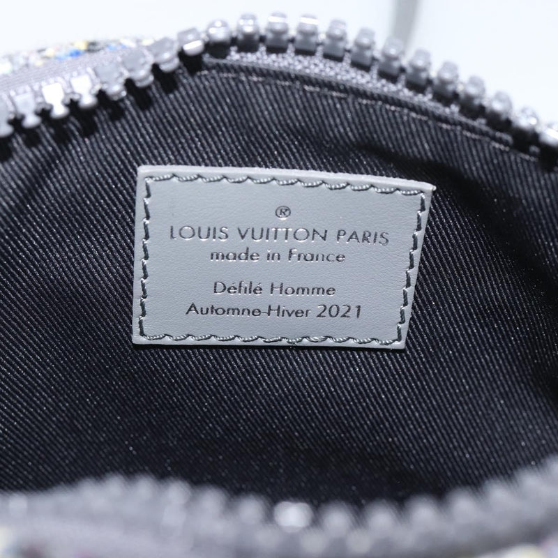 Louis Vuitton Keepall Bandouliere Lv Felt Gray Canvas Bag