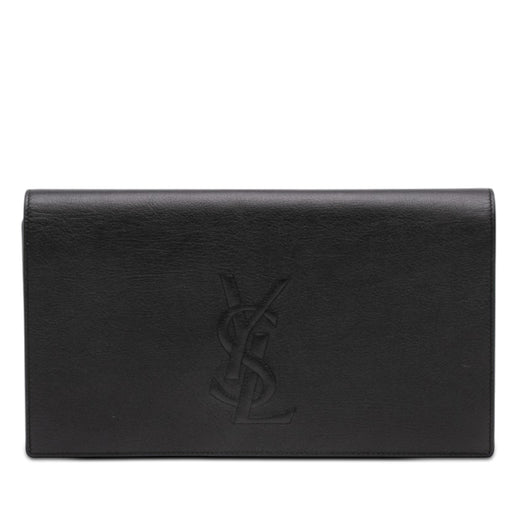 Large Calfskin Monogram Belle De Jour Clutch - Image 1