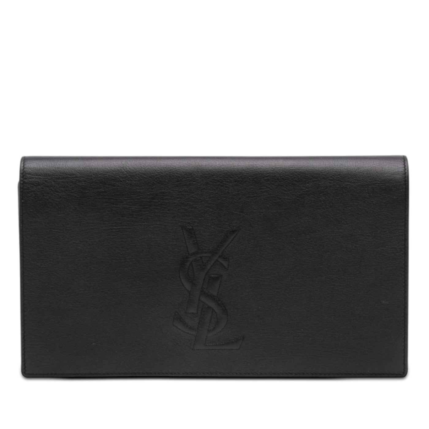 Large Calfskin Monogram Belle De Jour Clutch - Image 1