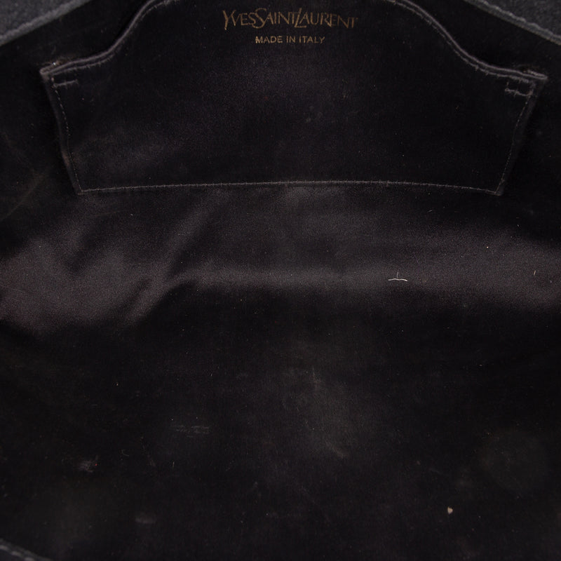 Large Calfskin Monogram Belle De Jour Clutch - Image 4