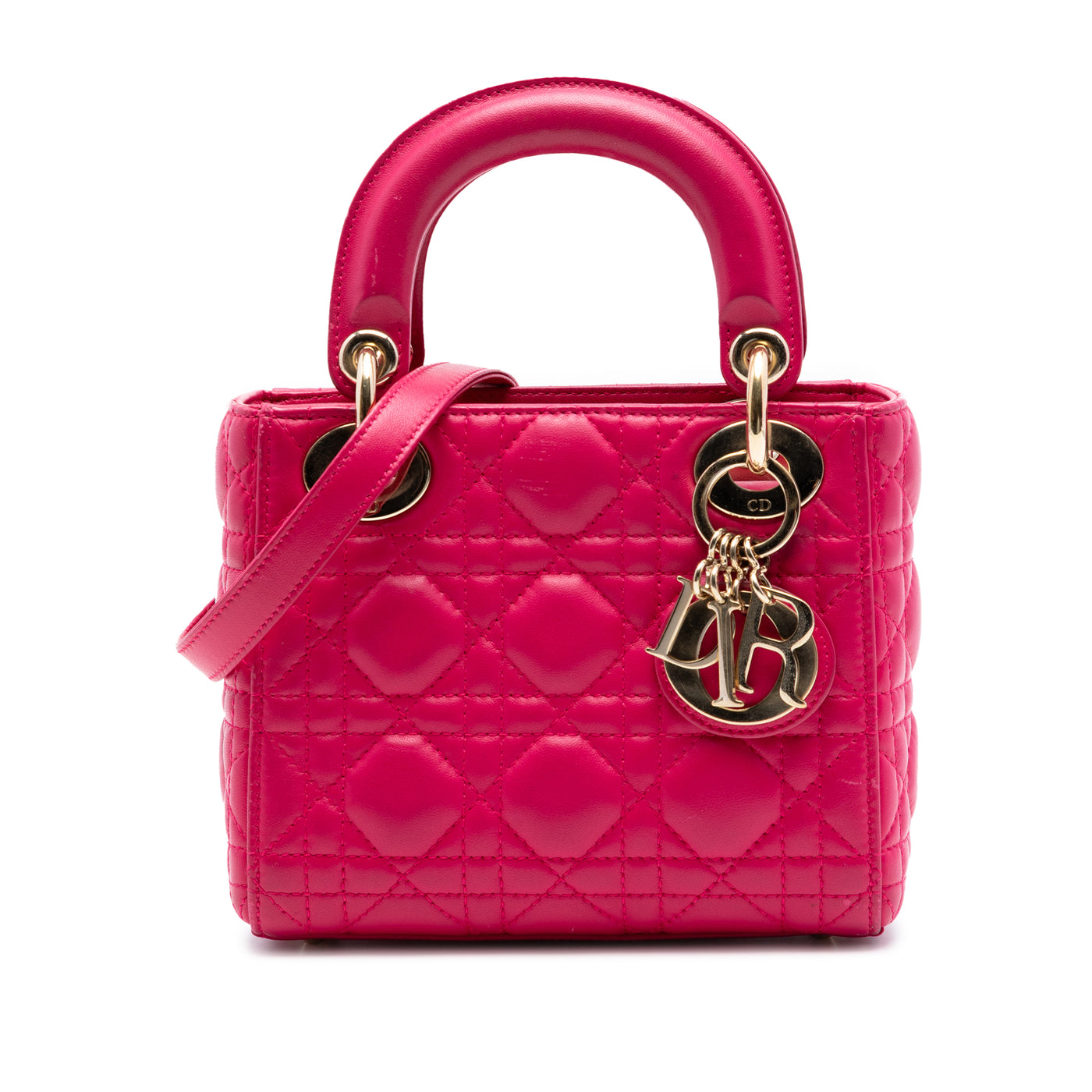 Mini Lambskin Cannage Lady Dior - Image 1