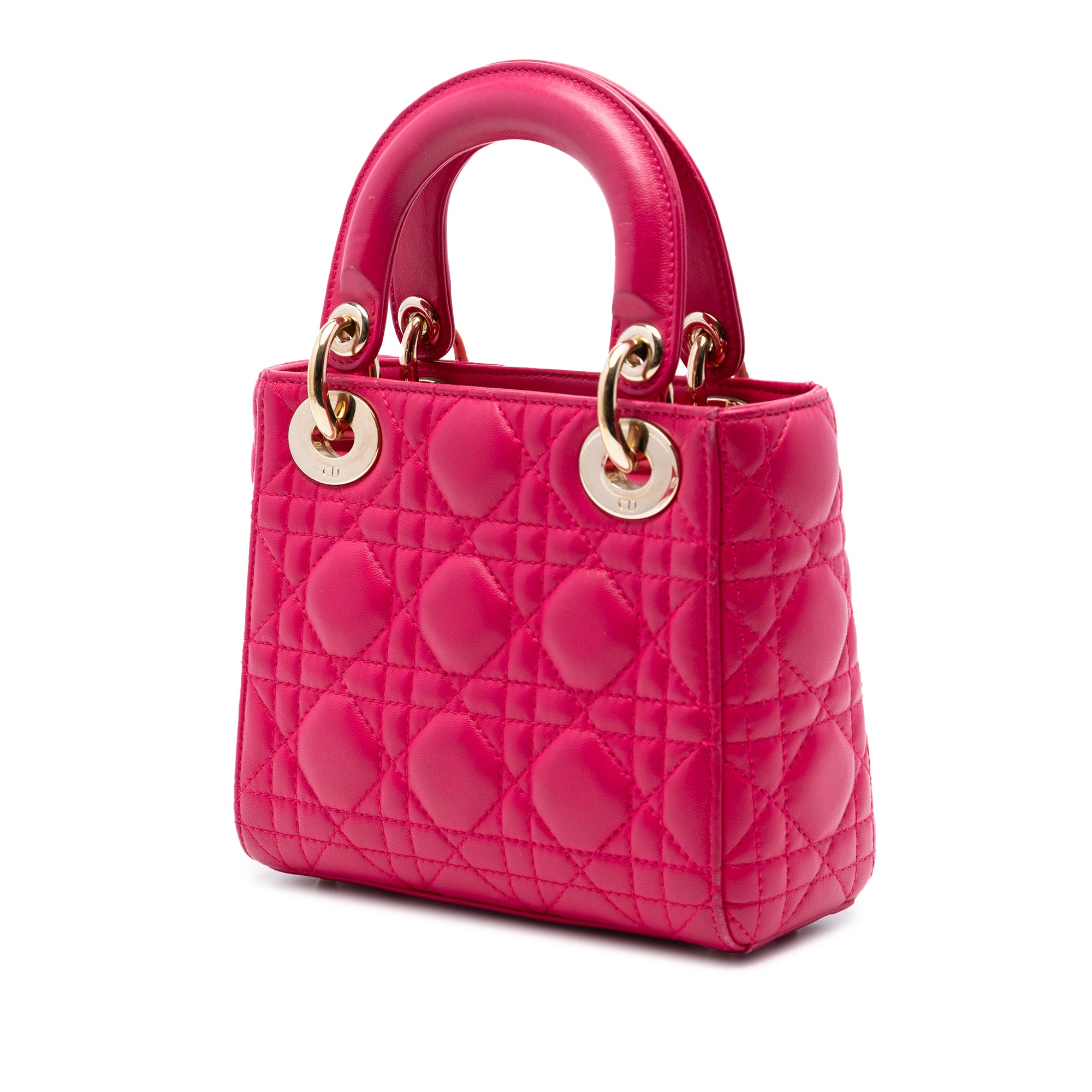 Mini Lambskin Cannage Lady Dior - Image 2