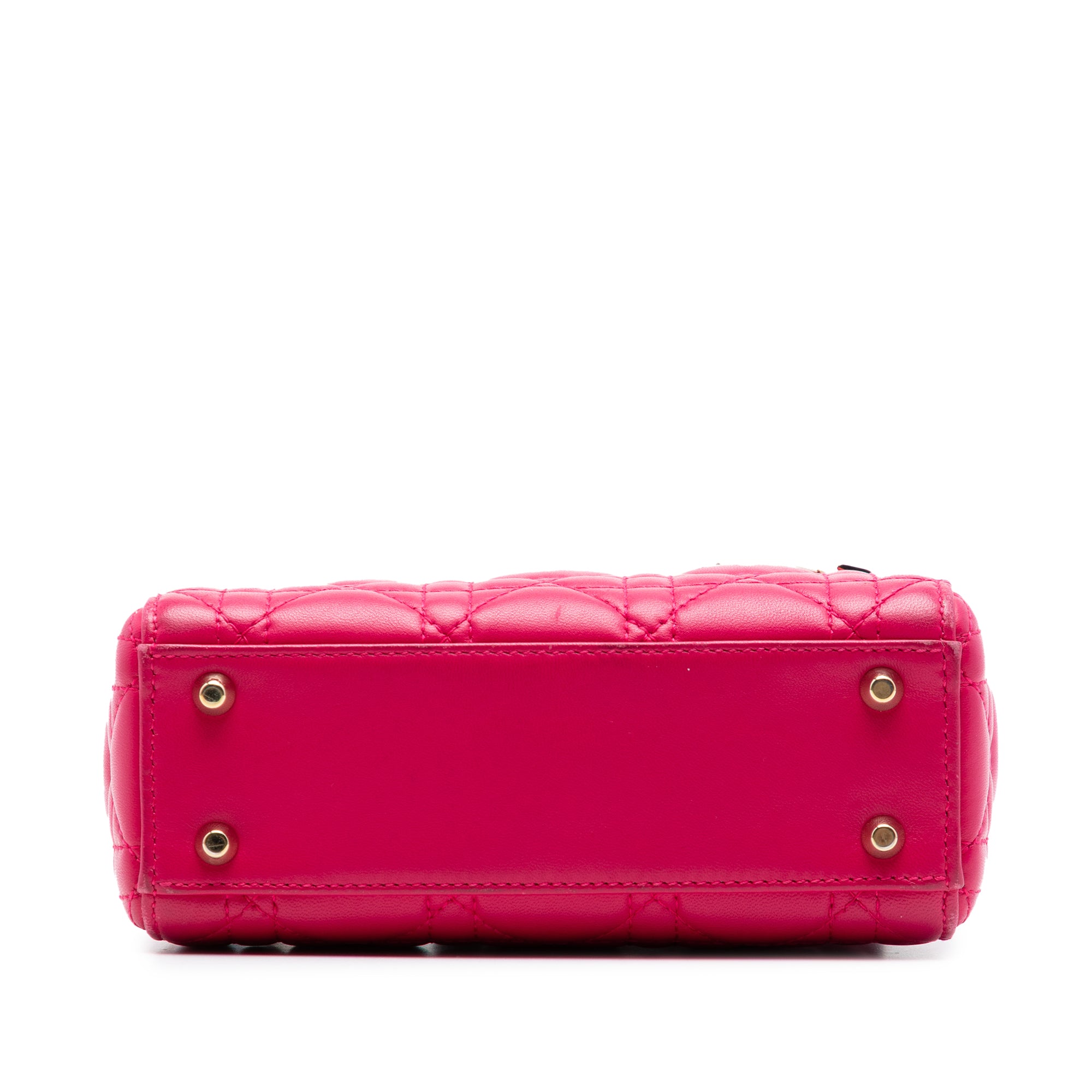 Mini Lambskin Cannage Lady Dior - Image 3