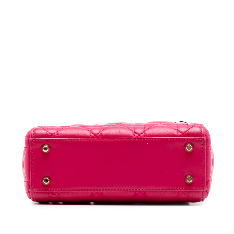 Mini Lambskin Cannage Lady Dior - Image 3