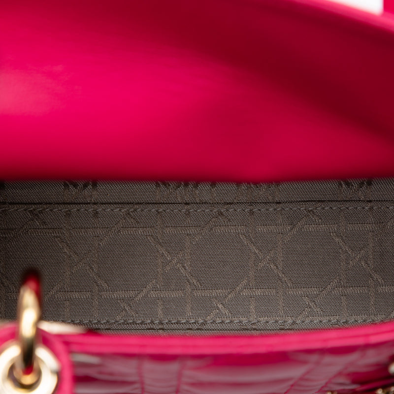 Mini Lambskin Cannage Lady Dior - Image 4