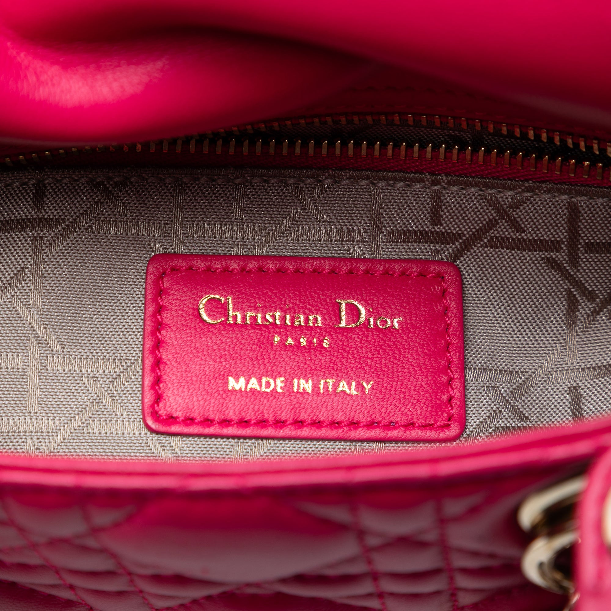 Mini Lambskin Cannage Lady Dior - Image 5