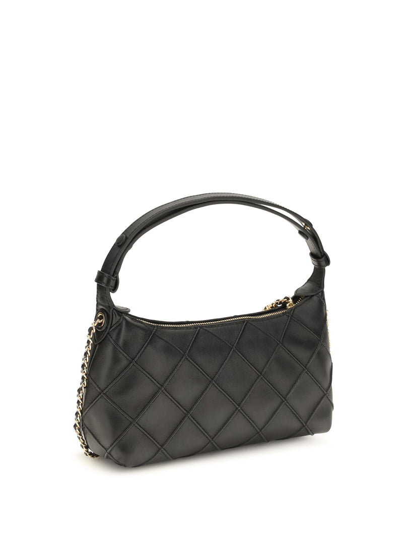 Tory Burch Shoulder Bag — Black Calf Leather (bos Taurus)