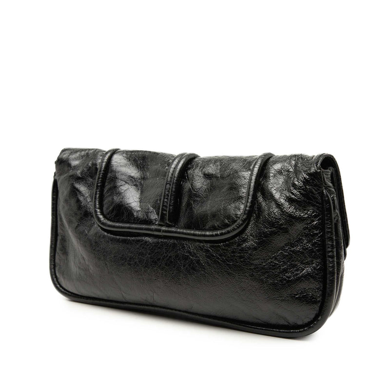 Crinkled Calfskin Folded Clutch - Image 2