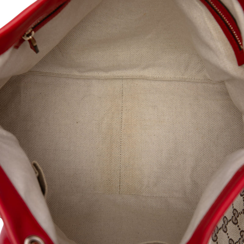 Medium GG Canvas Valentine Top Handle Bag - Image 4