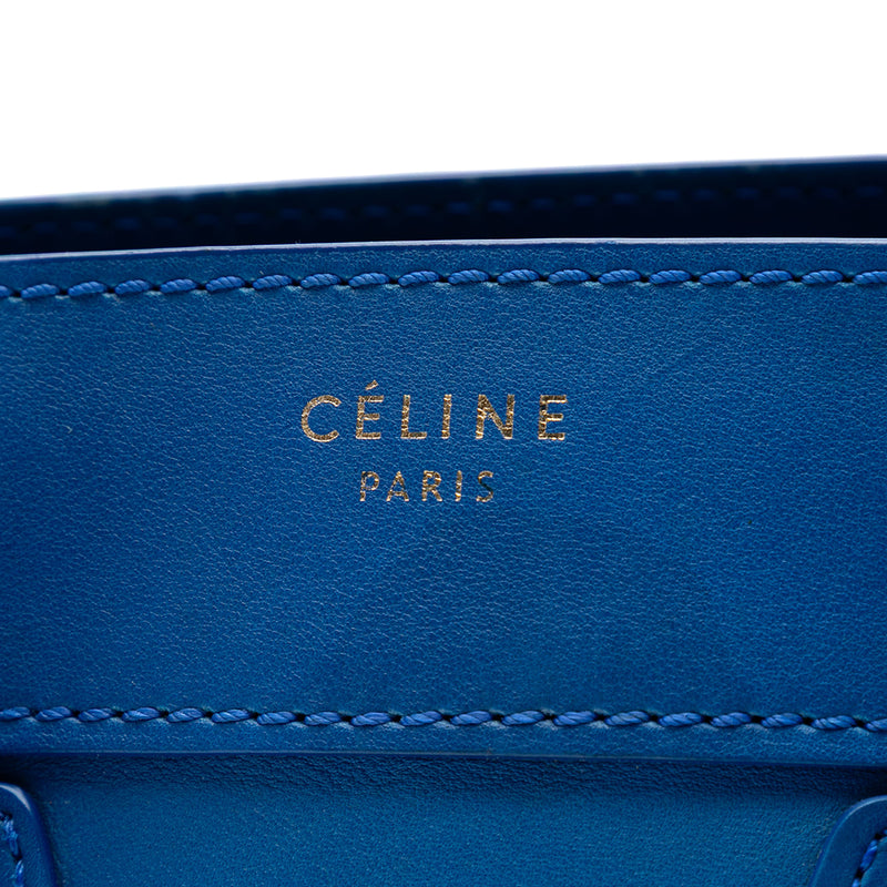 Micro Smooth Calfskin Luggage Tote - Image 5