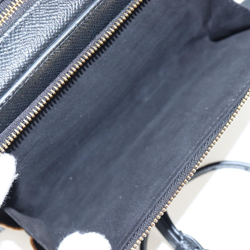 Christian Dior Caro Double Leather Black Bag
