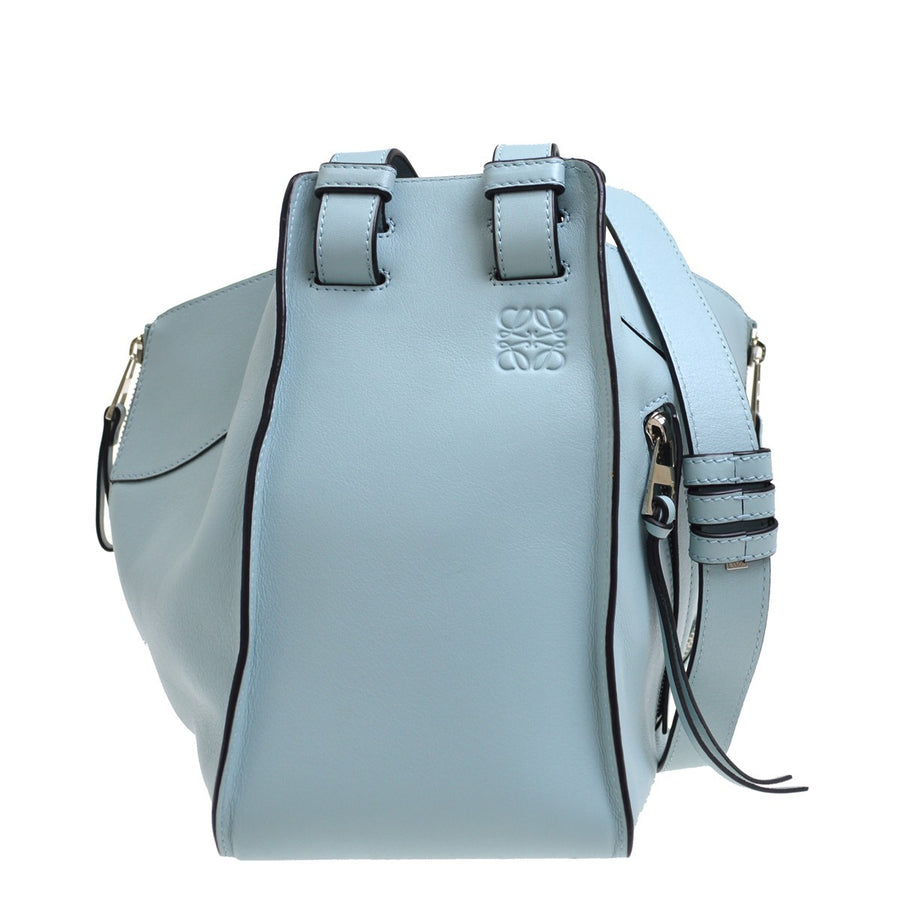 Loewe Hammock Leather Blue Bag