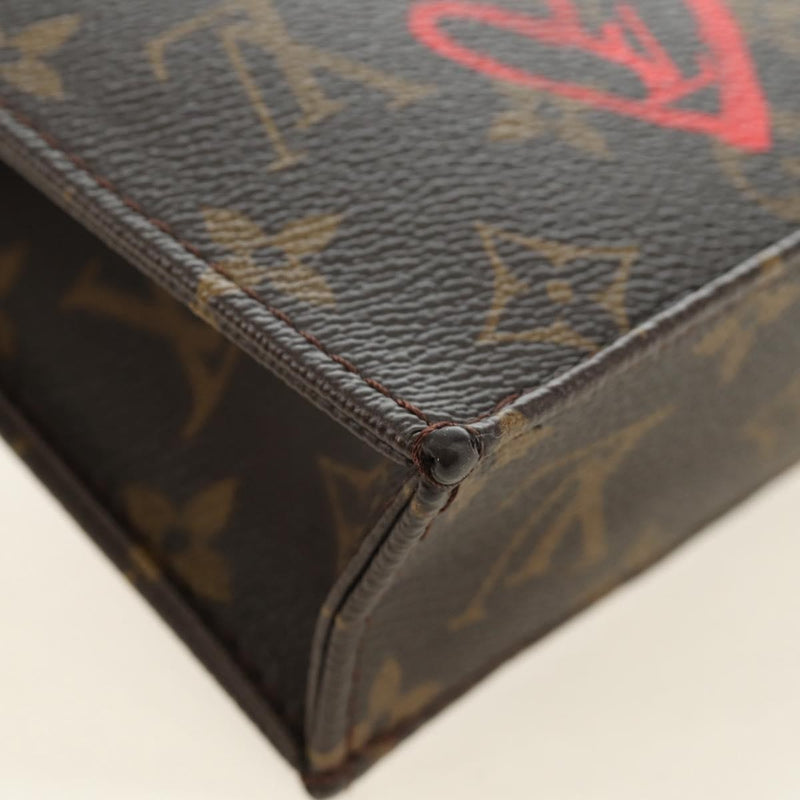 Louis Vuitton Petit Sac Plat Limited Edition Fall Love Monogram Canvas Brown Bag