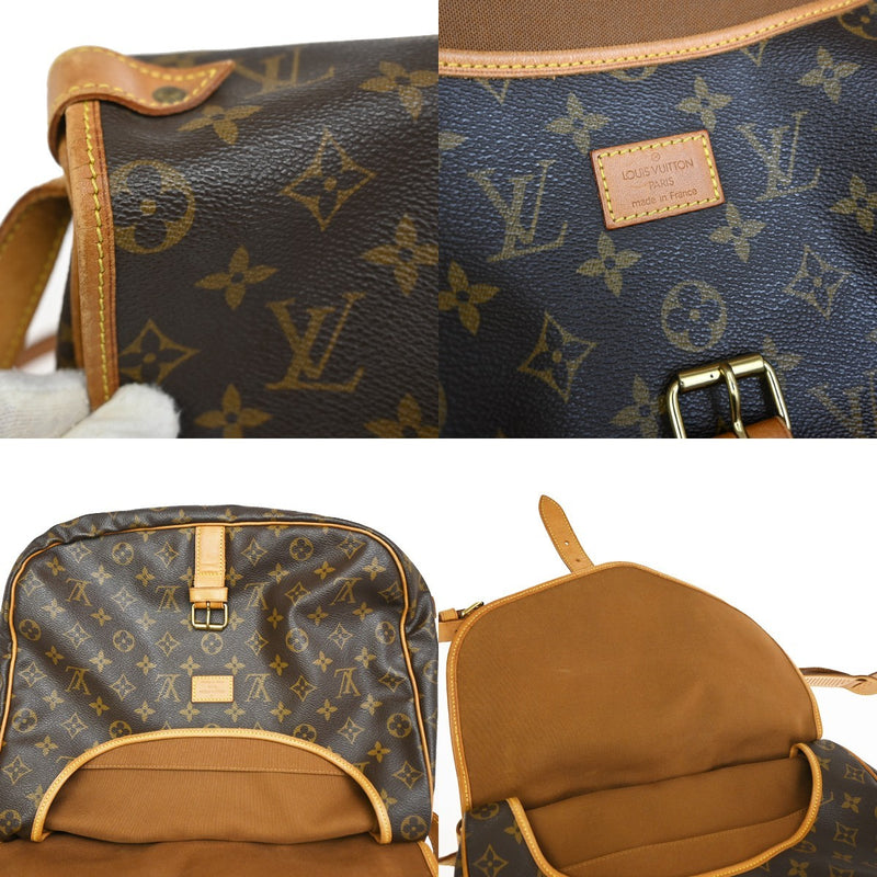 Louis Vuitton Saumur Monogram Canvas Brown Bag