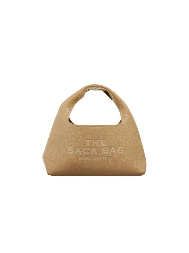 Marc Jacobs Mini Sack Shoulder Bag — Beige Cow Leather