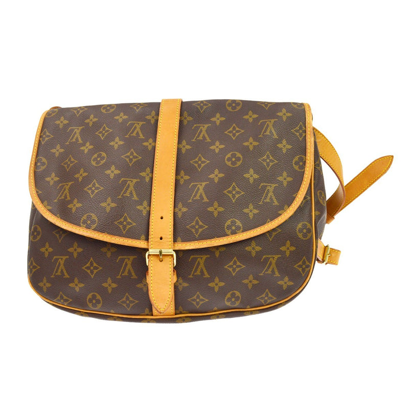 Louis Vuitton Saumur Monogram Canvas Brown Bag