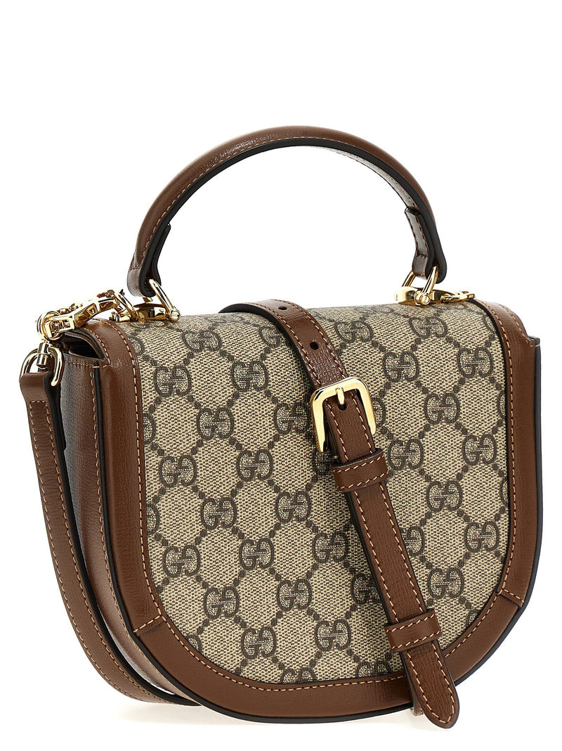 Gucci Horsebit 1955 Top Handle Bag — Brown