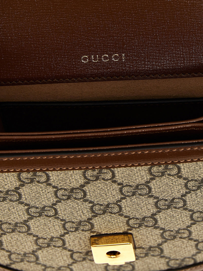 Gucci Horsebit 1955 Top Handle Bag — Brown