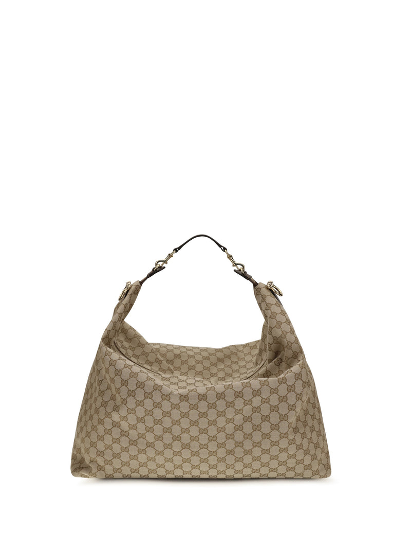 Gucci Brera Shoulder Bag — Beige Fabric