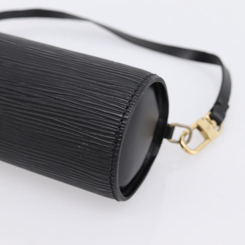 Louis Vuitton Soufflot Pochette Epi Leather Black Bag
