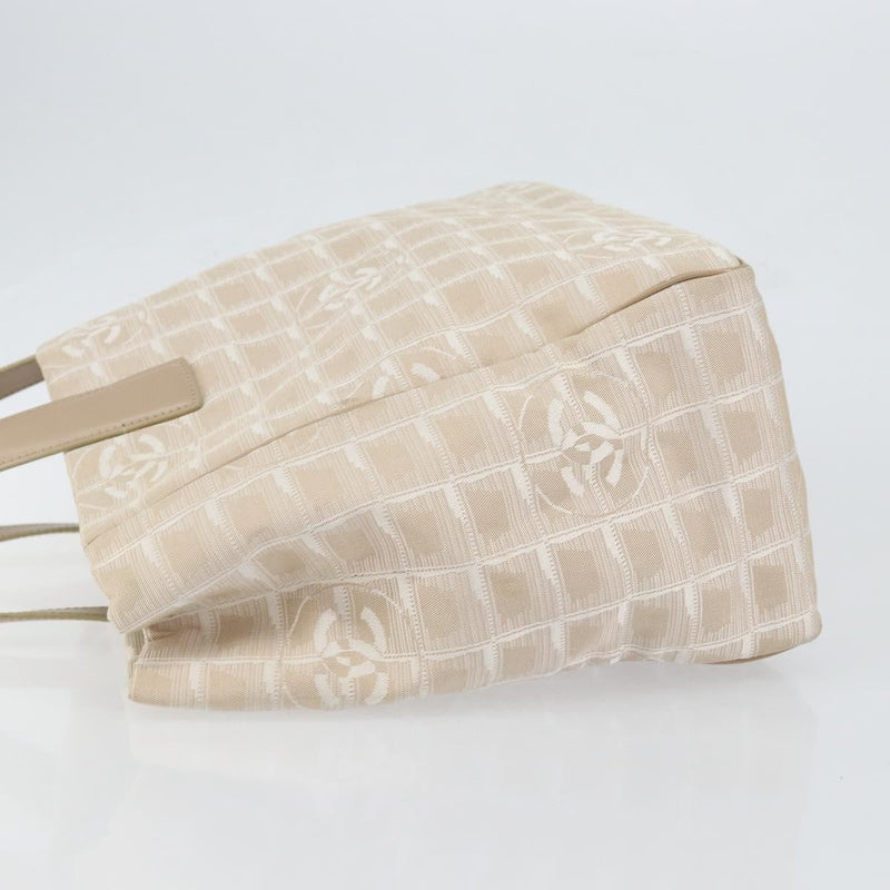 Chanel Travel Line Nylon Beige Bag