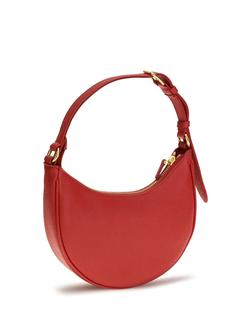 Valentino Garavani Hobo Bag — Red Calf Leather Bos Taurus