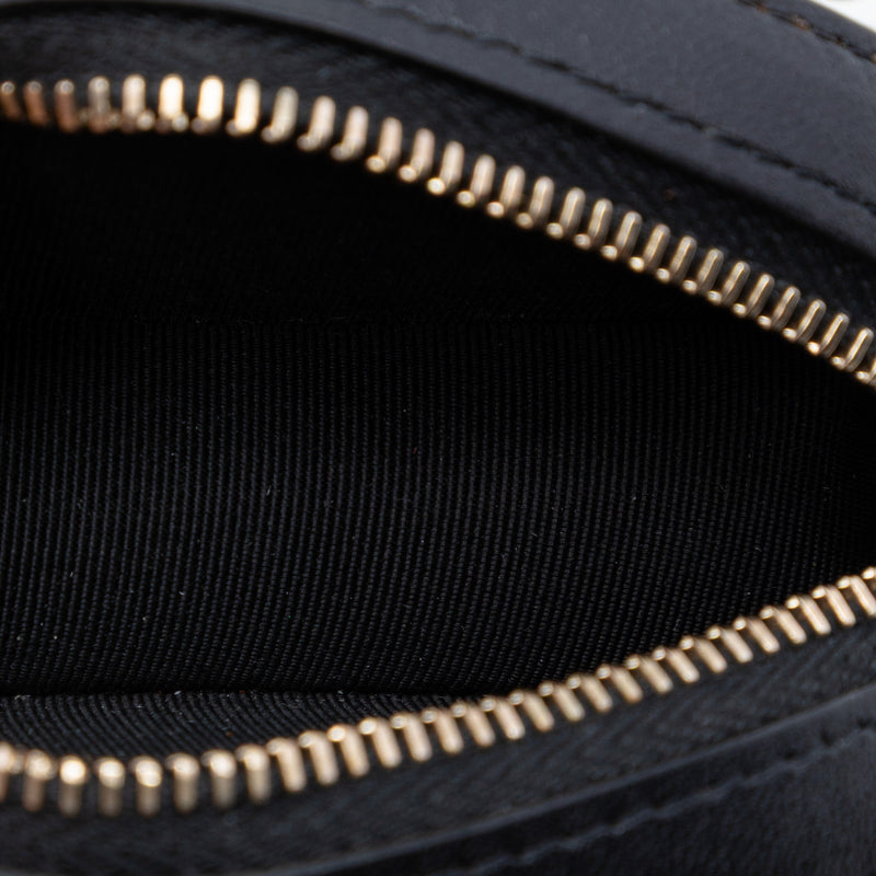 CC Quilted Lambskin Round Chain Around Clutch With Chain - Image 4