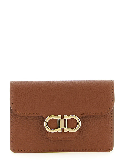 Ferragamo Gancini Card Case — Tan Cases