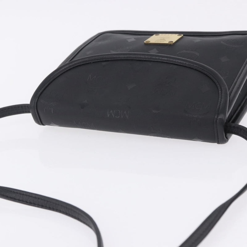 Mcm Visetos Leather Black Bag