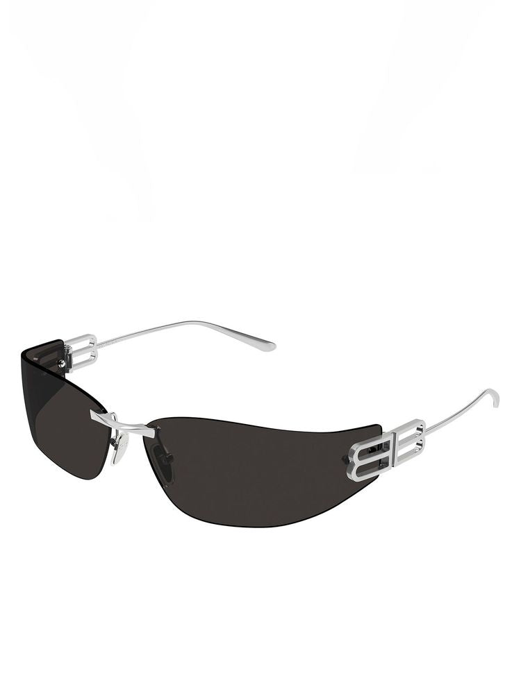 Balenciaga Bb0484s Sunglasses — Gray Metal
