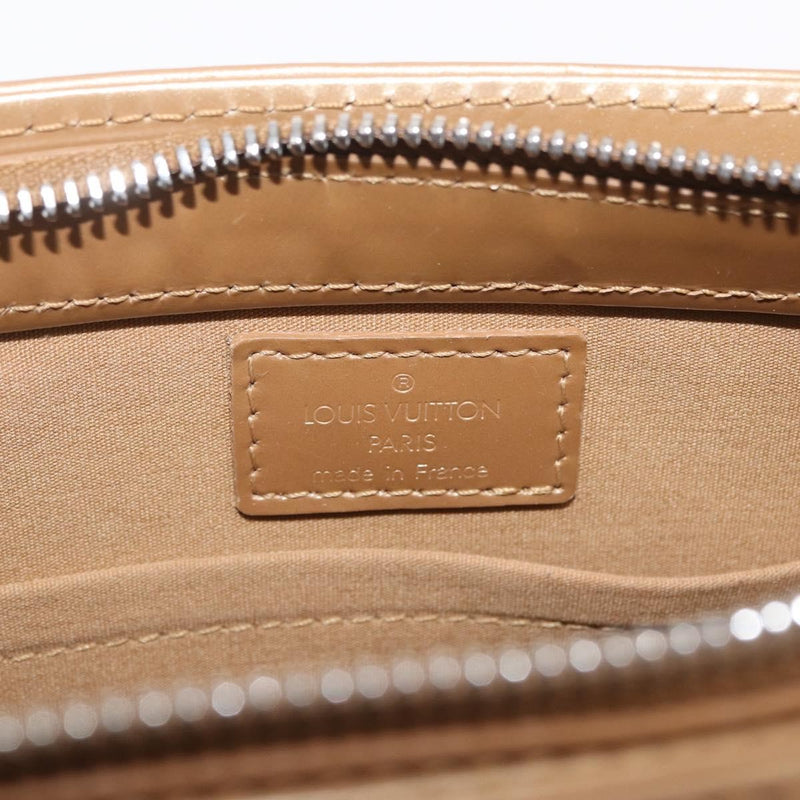Louis Vuitton Mat Allston Monogram Vernis Beige Leather Bag