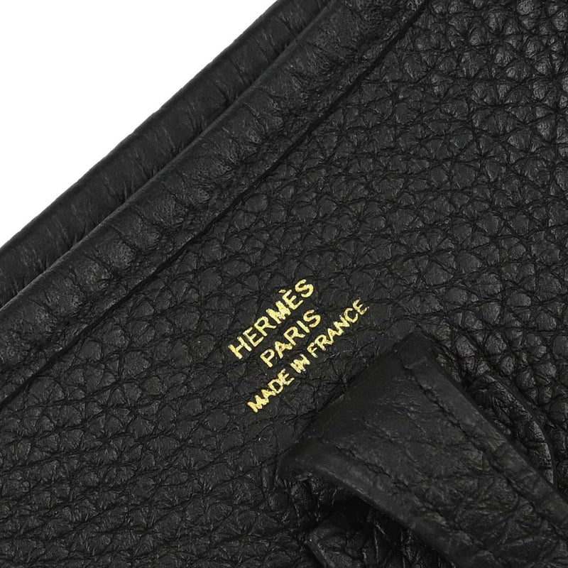 Hermes Evelyne Bag Gen Iii Clemence Black Leather