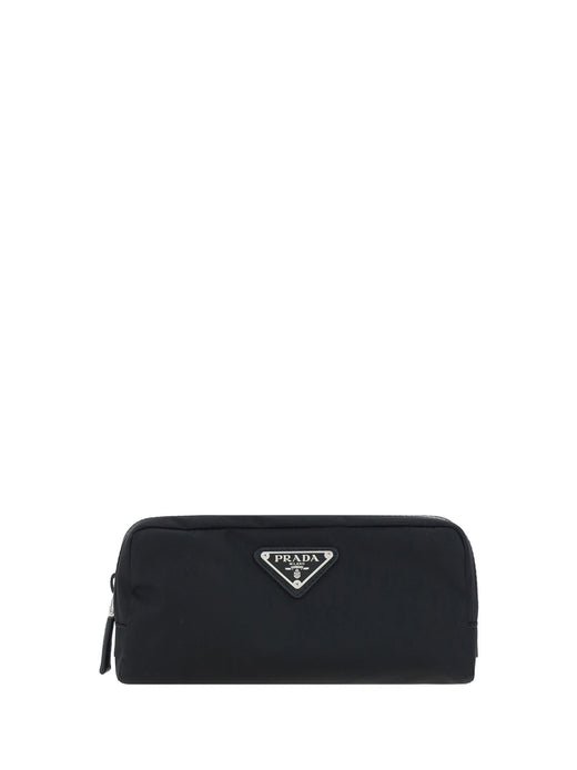 Prada Re-Nylon Travel Wallet — Black