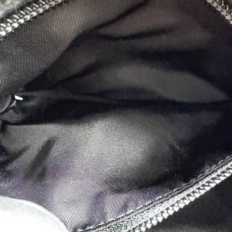 Prada Technical Zip Tessuto Burgundy Nylon Bag
