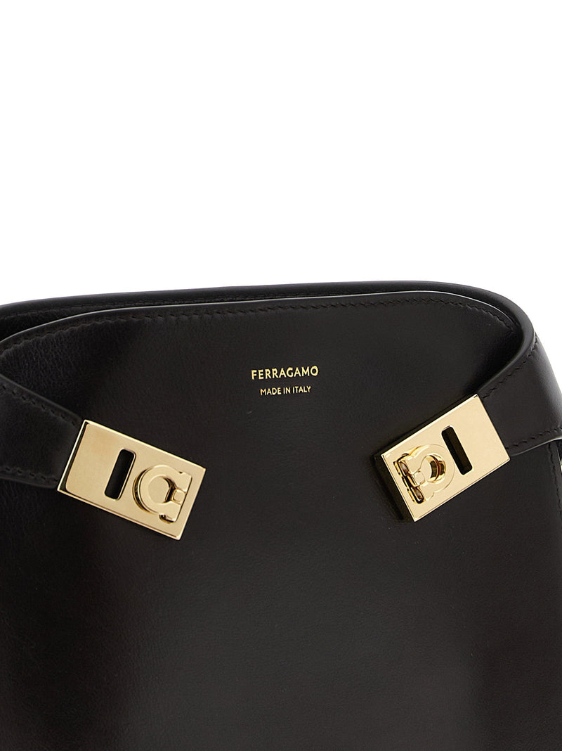 Ferragamo Hug Bb S Belt Bag — Black